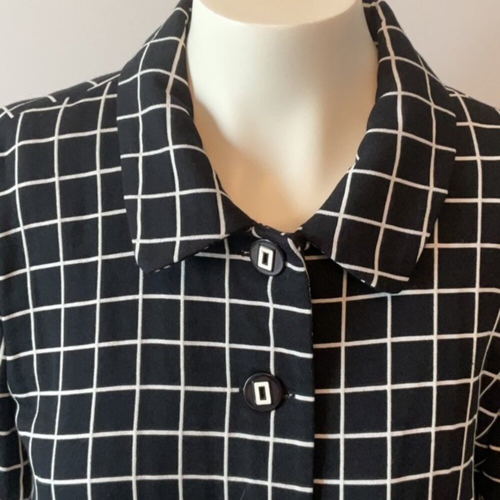 Sandra Angelozzi Small Windowpane Blazer - image 2